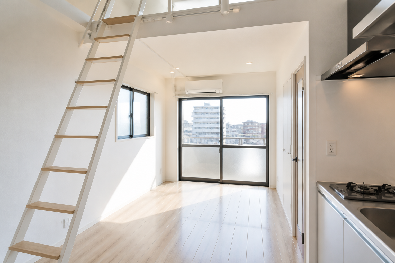 ロフト付きのコンパクト住戸